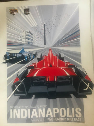 2014 Indianapolis 500 Program, 89 Autographs