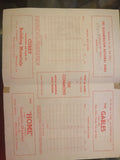 1959 Indiana University vs Purdue University Basketball Program - Vintage Indy Sports