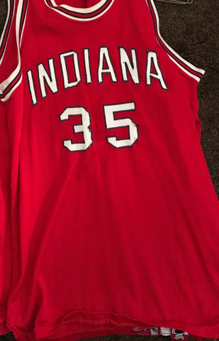 1966-67 Bill Stenberg Indiana University Game Used Basketball Jersey #35