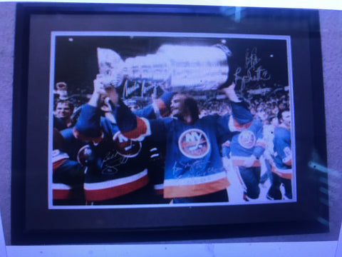 NY Islanders Multi Signed 16x20 Photo JSA LOA