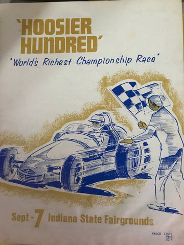 1968 Hoosier Hundred Race Program