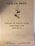 1956 Indianapolis Crispus Attucks vs Sacred Heart Basketball Program, Oscar Robertson - Vintage Indy Sports