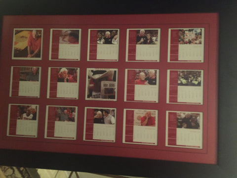 Bob Knight Framed Coach Timeline Collage, Steiner LOA
