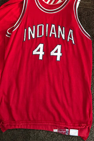 1966-67 Earl Schneider Game Used Indiana University Basketball Jersey #44