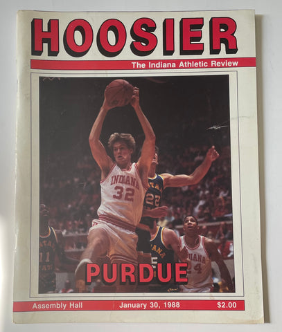 Indiana University vs Purdue 1988 Hoosier program