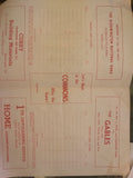 1960 Indiana University vs Ohio State Basketball Program, OSU NCAA Champs, Bob Knight - Vintage Indy Sports