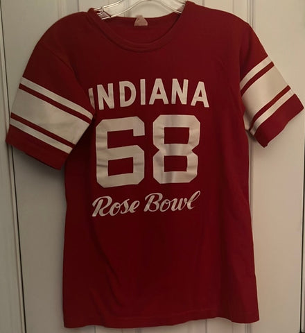 Rare, Vintage 1968 Indiana University Rose Bowl Hanes Shirt