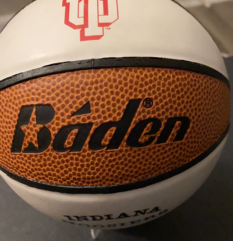 Indiana University Logo Mini Basketball for autographs