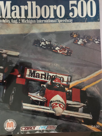 1987 Marlboro 500 Michigan Speedway Race Program