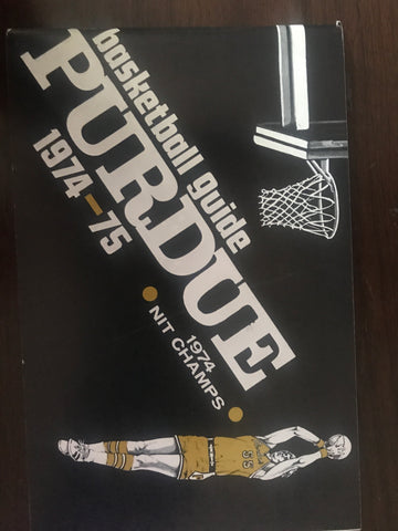 1974-75 Purdue Basketball Media Guide