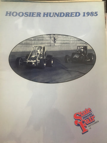 1985 Hoosier Hundred Race Program