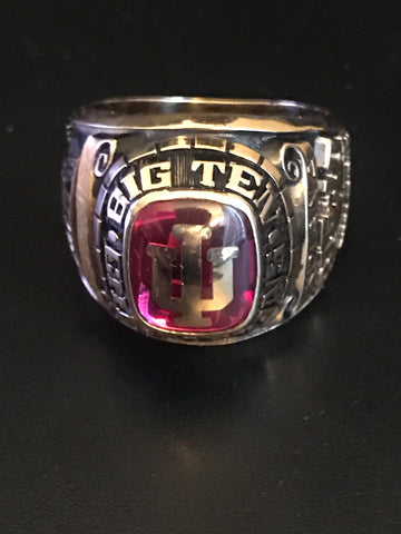 1989 Indiana University Big 10 Champions 10K Gold Ring