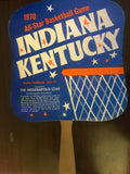 1970 Indiana vs Kentucky High School Basketball All Star Fan - Vintage Indy Sports