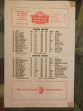 1959 Indiana University vs Purdue University Basketball Program - Vintage Indy Sports