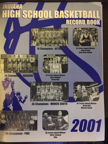 2001 Indiana High School Basketball Record Book