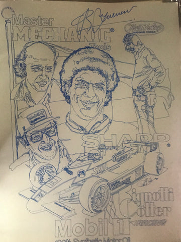 1994 Bignotti Colter Indy 500 Press Kit, Roberto Guerrero Autographed