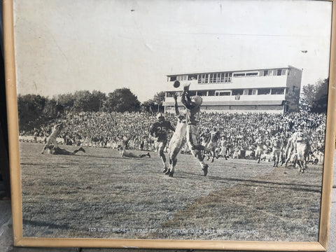 1958 Indiana University vs. West Virginia 52x43 Framed Football Photo