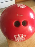 Indiana University Logo Bowling Ball - Vintage Indy Sports