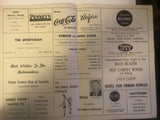 1963 Ohio State vs Purdue Basketball Program - Vintage Indy Sports