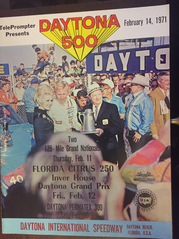 1971 Daytona 500 Program