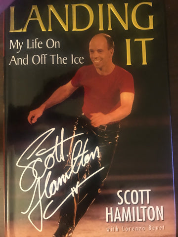 Scott Hamilton Autographed Book Landing It