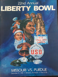 1980 Liberty Bowl Program, Purdue vs Missouri