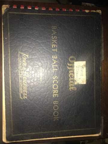 1944 Corydon, Indiana High School Basketball Score Book