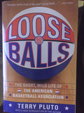 Loose Balls The Short Wild Life of the ABA Paperback Book, Terry Pluto - Vintage Indy Sports