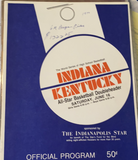 1979 Indiana vs Kentucky High School Basketball All Star Game Program