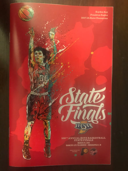 2018 Indiana High School Basketball State Finals Program | Vintage Indy ...