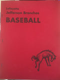1973 Lafayette Jeff Indiana H.S. Baseball Guide - Vintage Indy Sports