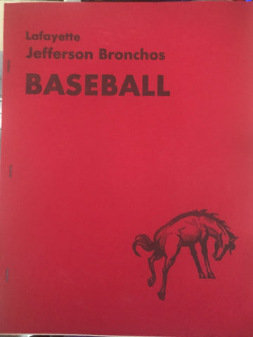 1973 Lafayette Jeff Indiana H.S. Baseball Guide