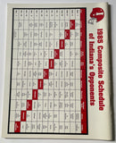 1985 Indiana University Football media guide