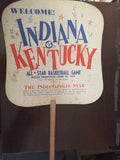 1963 Indiana vs Kentucky High School Basketball All Star Game Fan - Vintage Indy Sports
